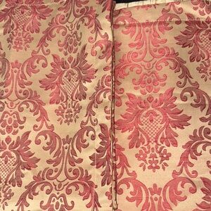 Biltmore For‎ Your Home Red Cream Pillow Shams Belk Victorian French Country